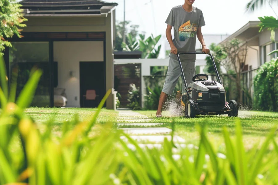 best electric self propelled mower