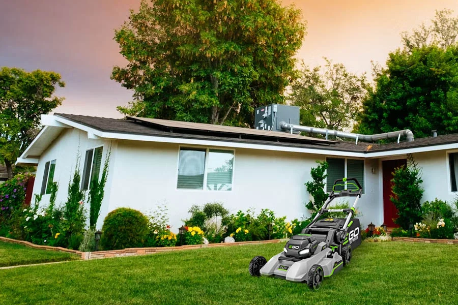 electric mulching mower