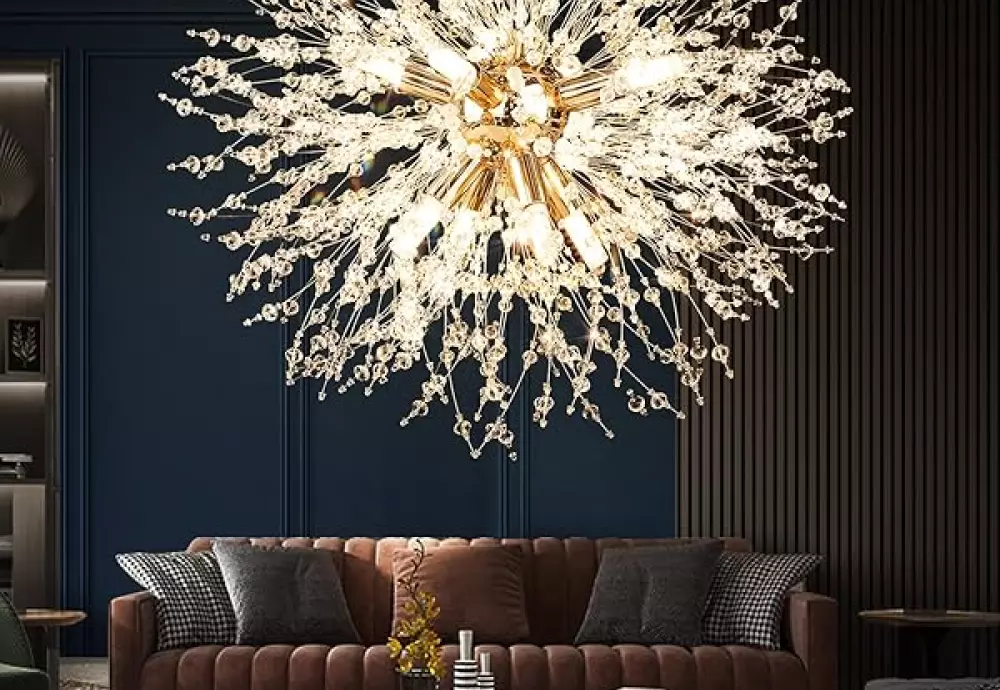 contemporary crystal chandelier