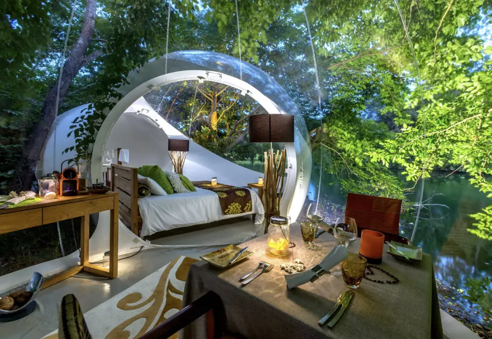 bubble hut tent