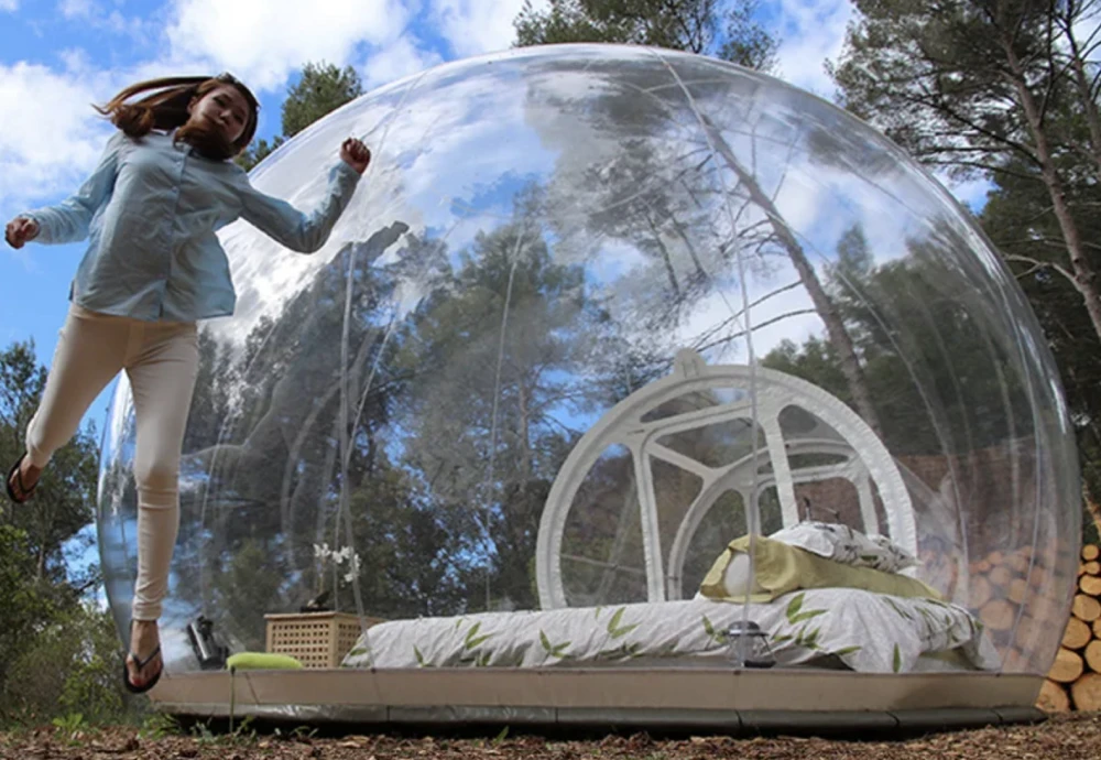 outdoor bubble tent